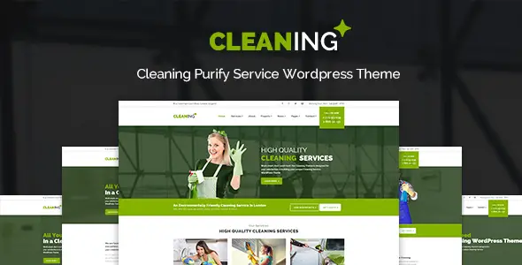 Cleaning - Purify Service WordPress Theme