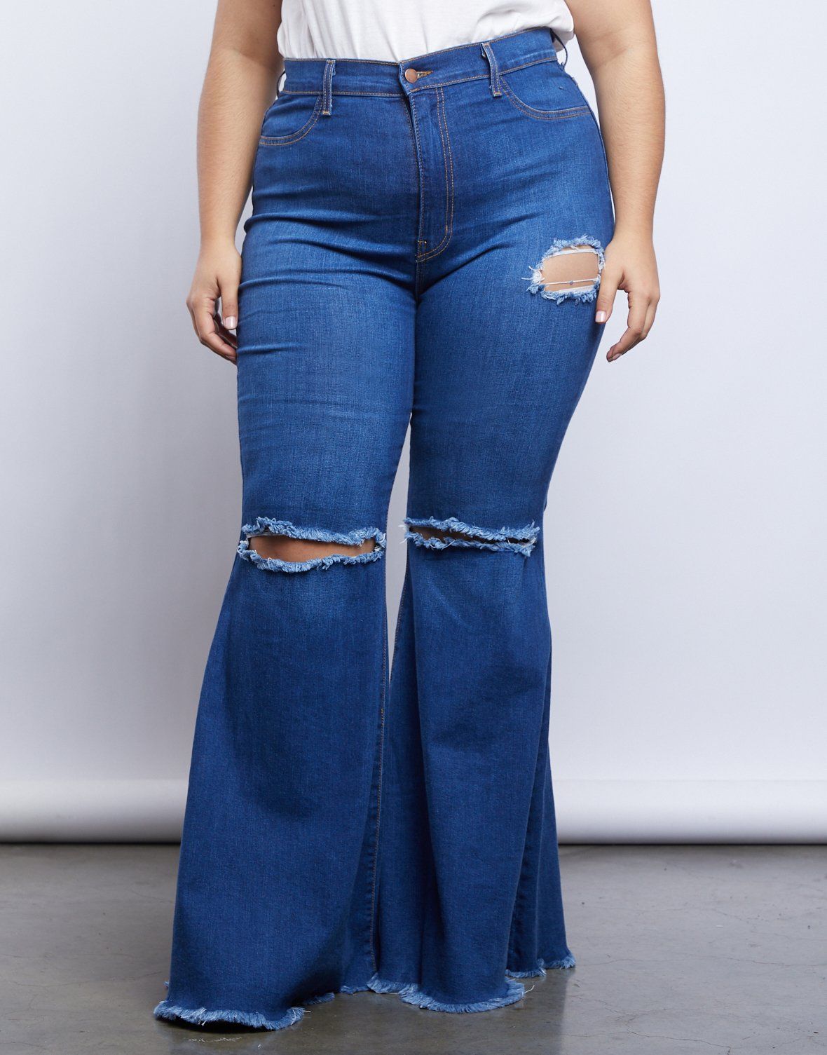 Curve Far Out Jeans - Medium Blue / 2XL
