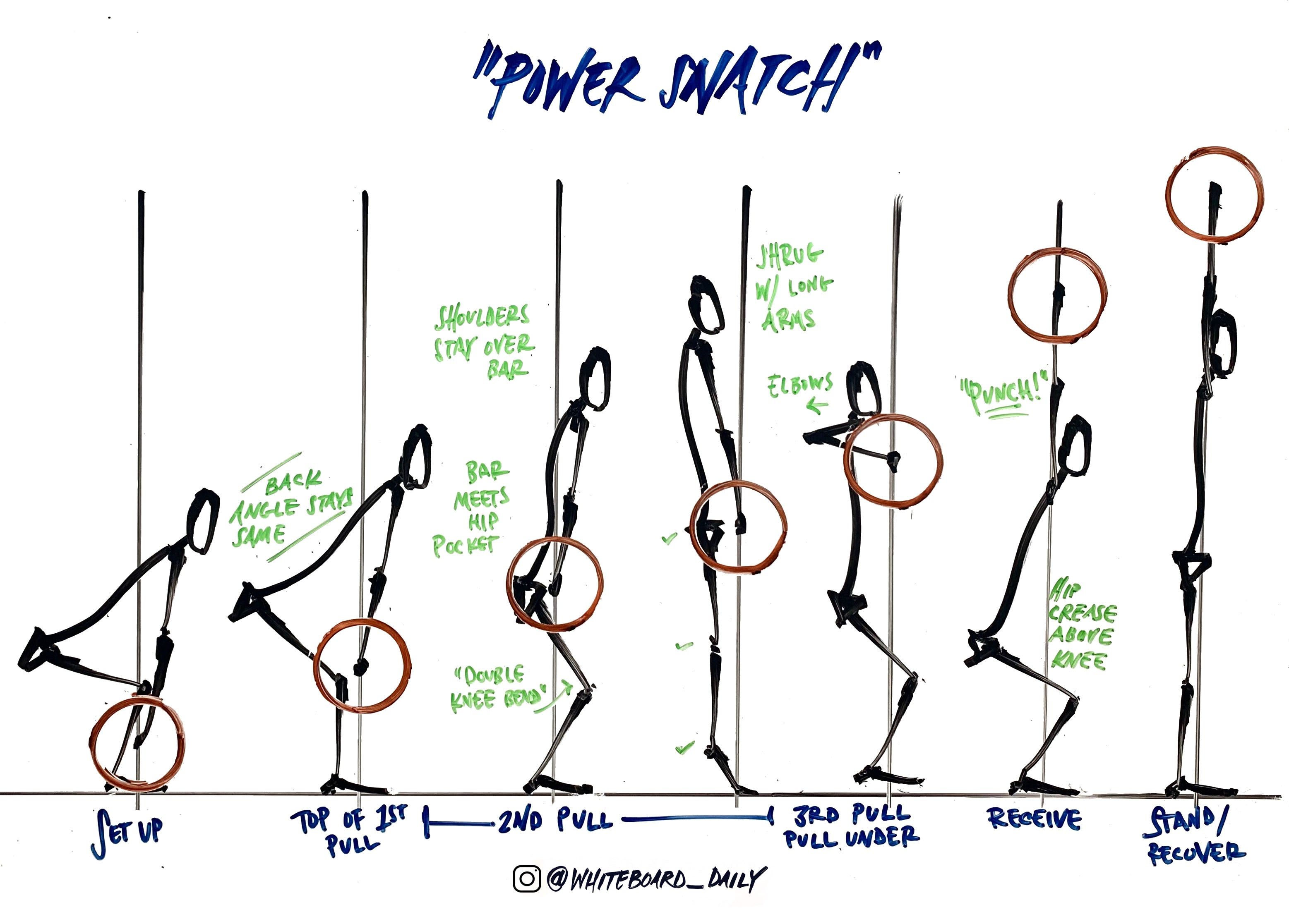 Digital Sketch: Power Snatch