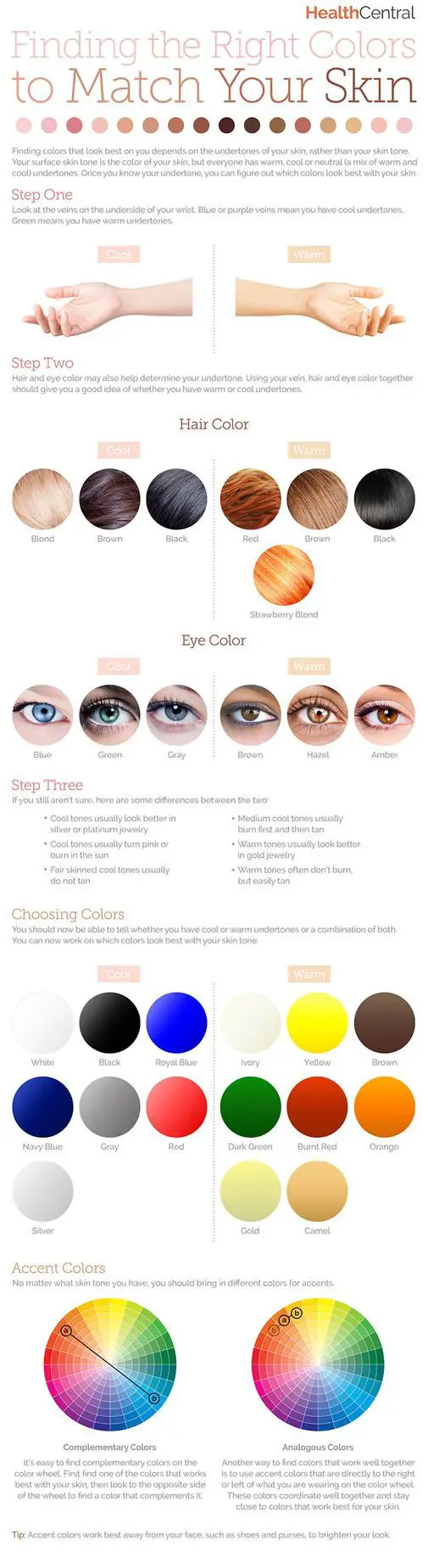 Finding the Right Colors to Match Your Skin (INFOGRAPHIC) - Skin Care