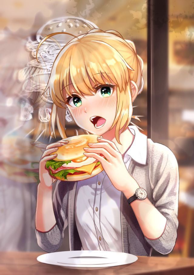 God I wish I was that burger - Anime & Manga