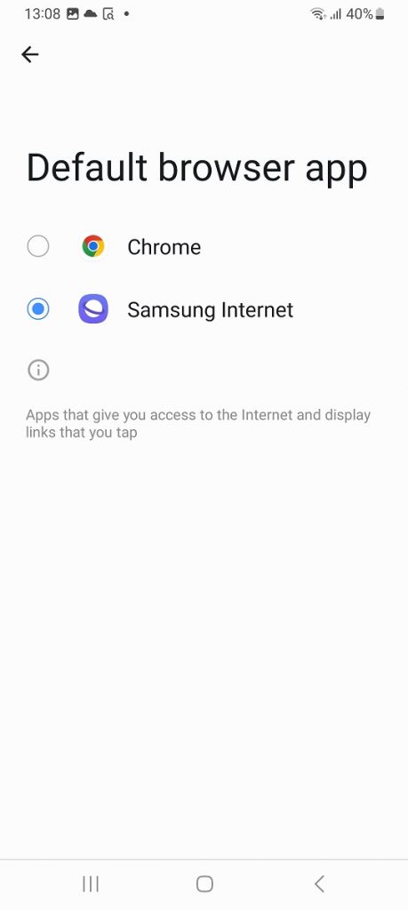 How To Change Default Browser On Samsung Galaxy A14