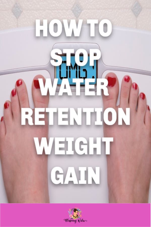 How To Stop Water Retention Weight Gain