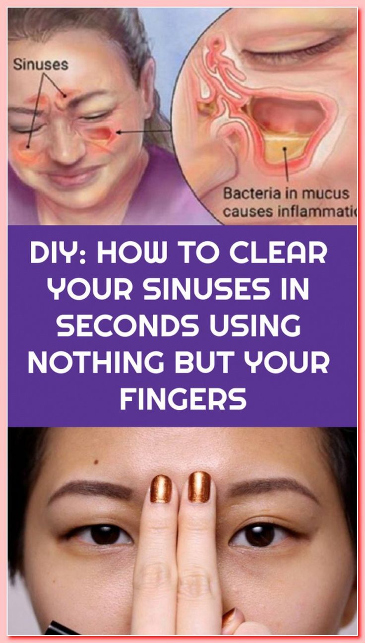 How to Clear Your Sinuses in Seconds Using Nothing but Your Fingers