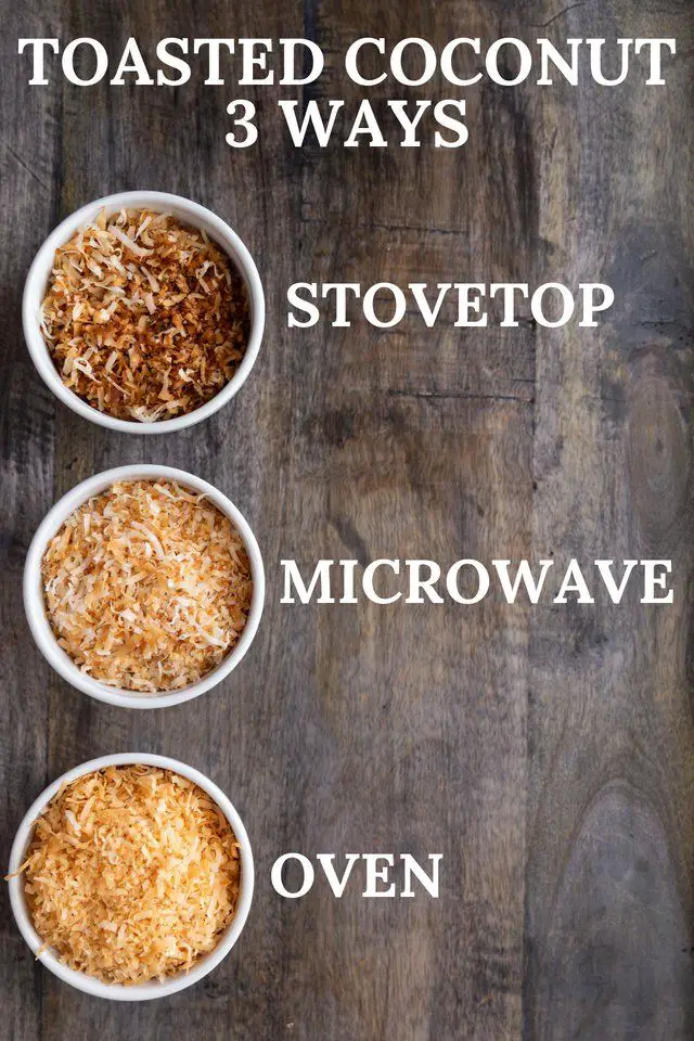 How to Toast Coconut (3-ways)