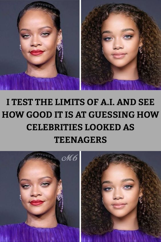 I Test The Limits Of A.I. And See How Good It Is At Guessing How Celebrities Looked As Teenagers