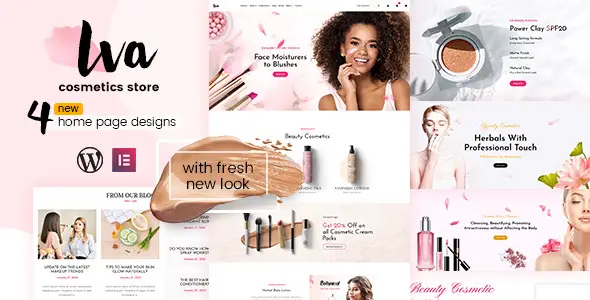 Iva -  Beauty Cosmetics Shop WordPress Theme