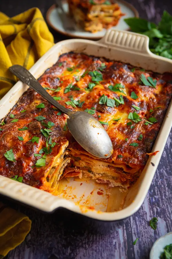 Lasagnes aux aubergines et ricotta