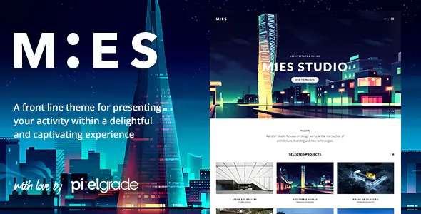 MIES - An Avant-Garde Architecture WordPress Theme