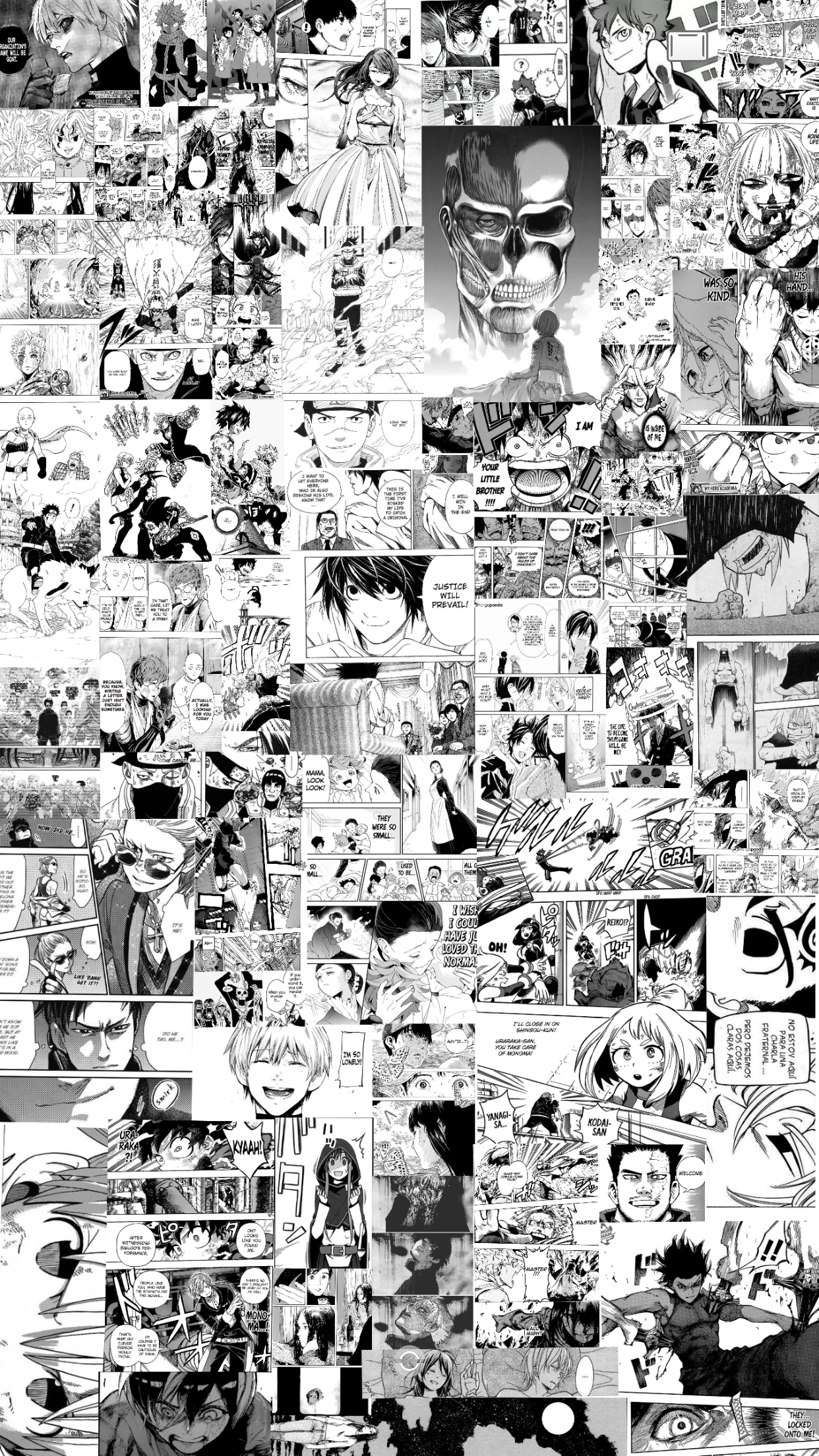 Manga Panel Collage
