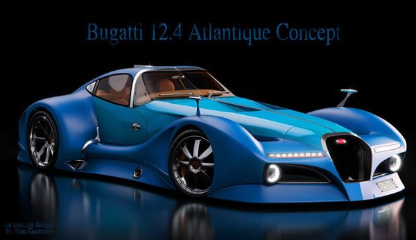 Mobster-Inspired Supercars : Bugatti Atlantique concept car