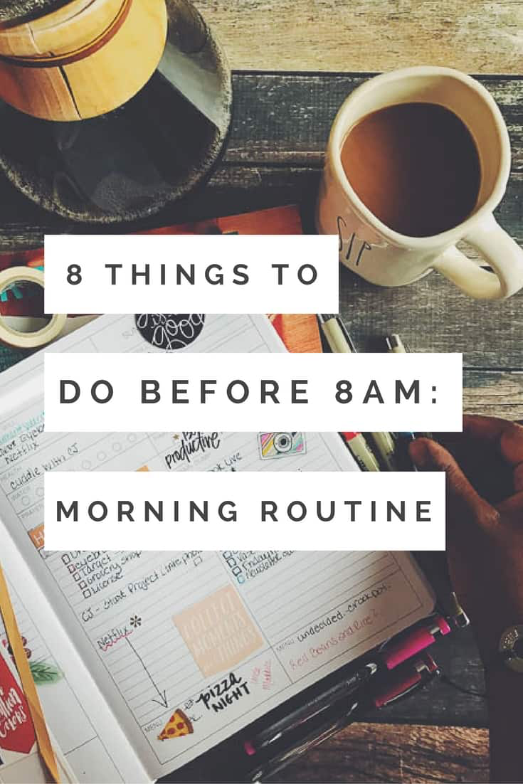 My Morning Routine and a Morning Routine Checklist