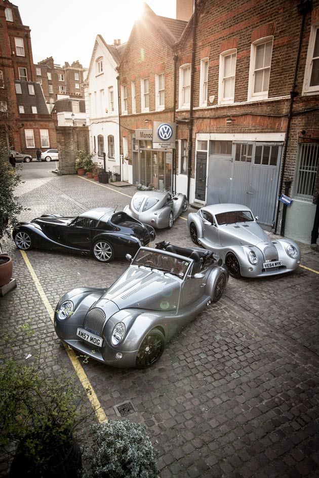Old school glamour and contemporary tech combine for a raucous ride in Morgan's Aero Coupe