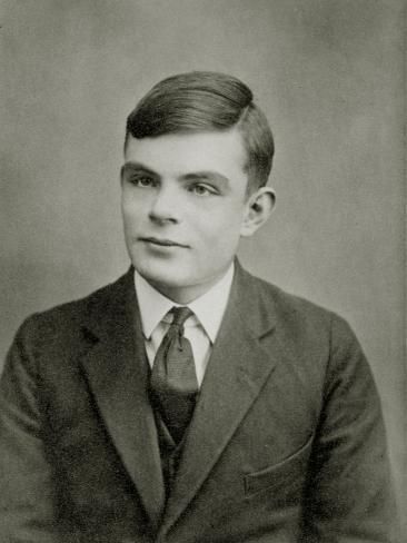 Photographic Print: Portrait of Alan Mathison Turing : 24x18in