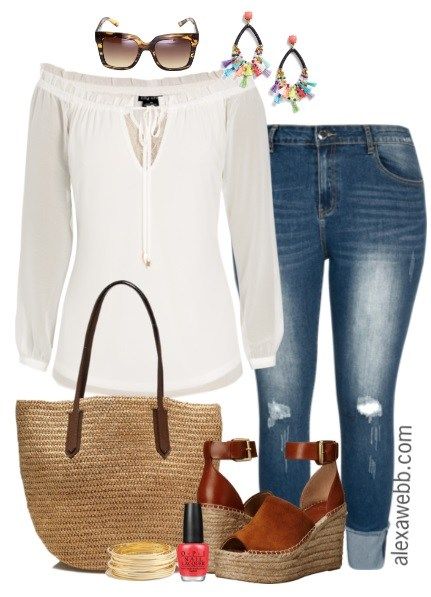 Plus Size Casual Spring Outfit