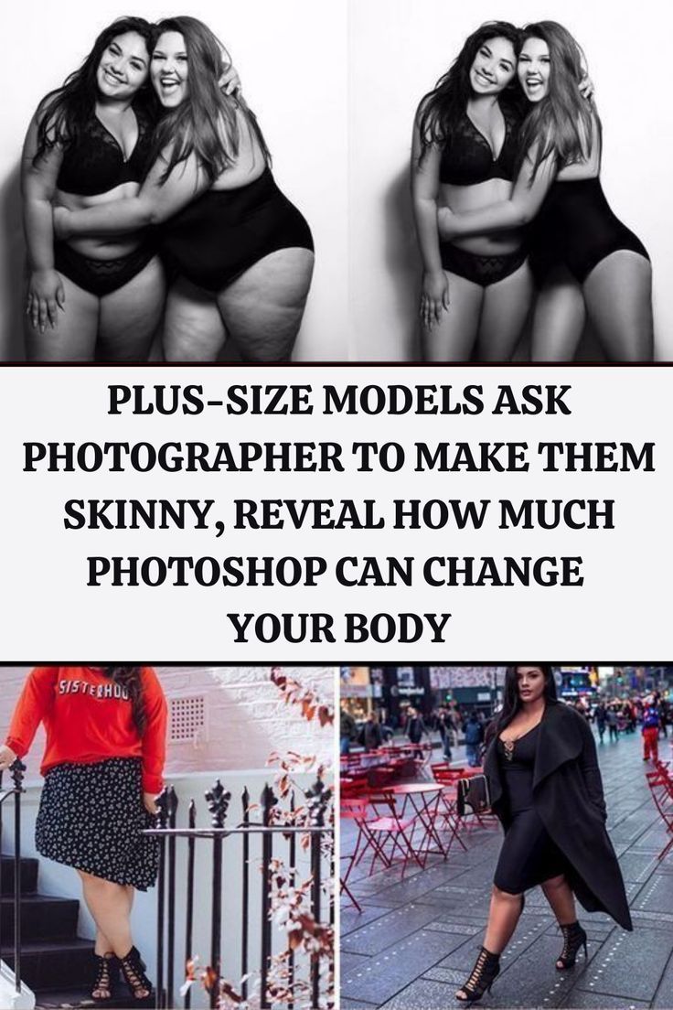 Plus-Size Models Ask Photographer To Make Them Skinny, Reveal How Much Photoshop Can Change Your
