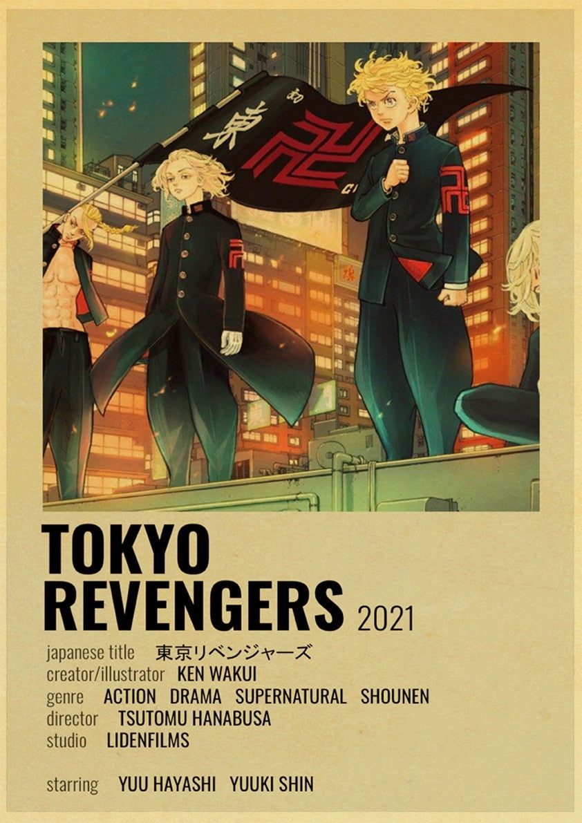 Posters 42*30cm & 30*21cm Tokyo Revengers (Variants Available) - 30x21 cm / Q102 3