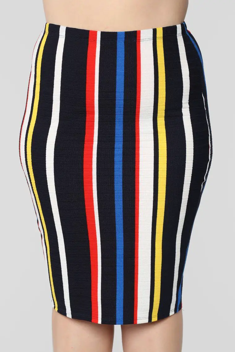 Power Stripe Skirt Set - MultiStripe