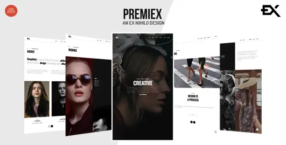 Premiex - One Page Portfolio WordPress Theme