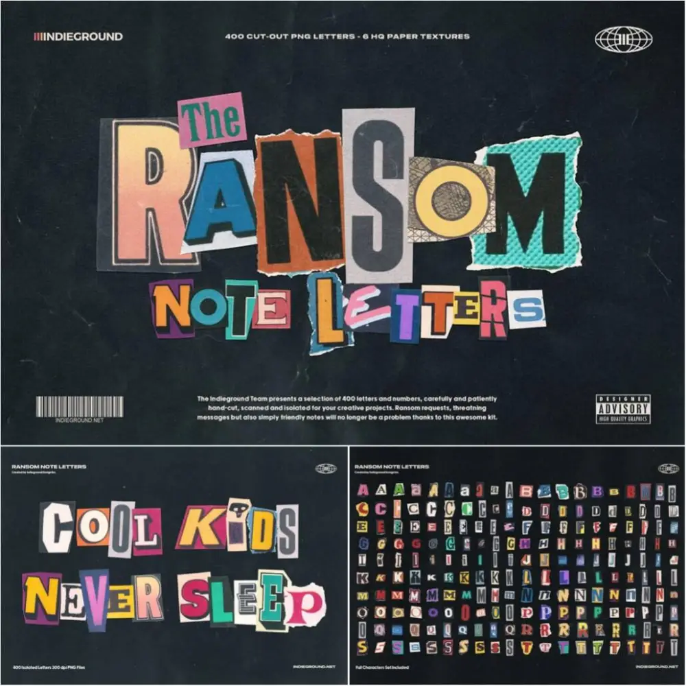 Ransom Note Letters | Free download