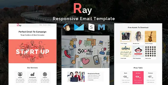 Ray - Multipurpose Responsive Email Template