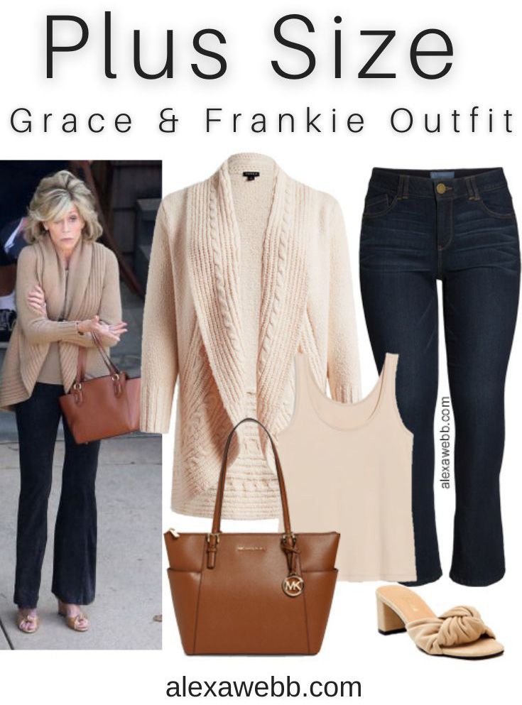 Straight Size to Plus Size - Grace & Frankie Outfit