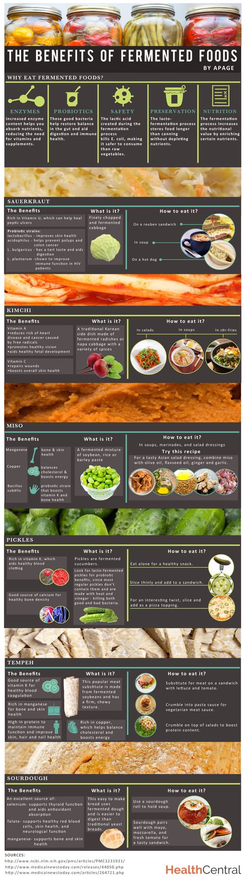 The Benefits of Fermented Foods (INFOGRAPHIC) - Diet & Exercise