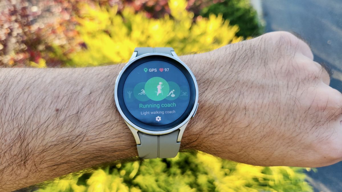 Exercise modes like Running Coach on the Samsung Galaxy Watch 5 Pro