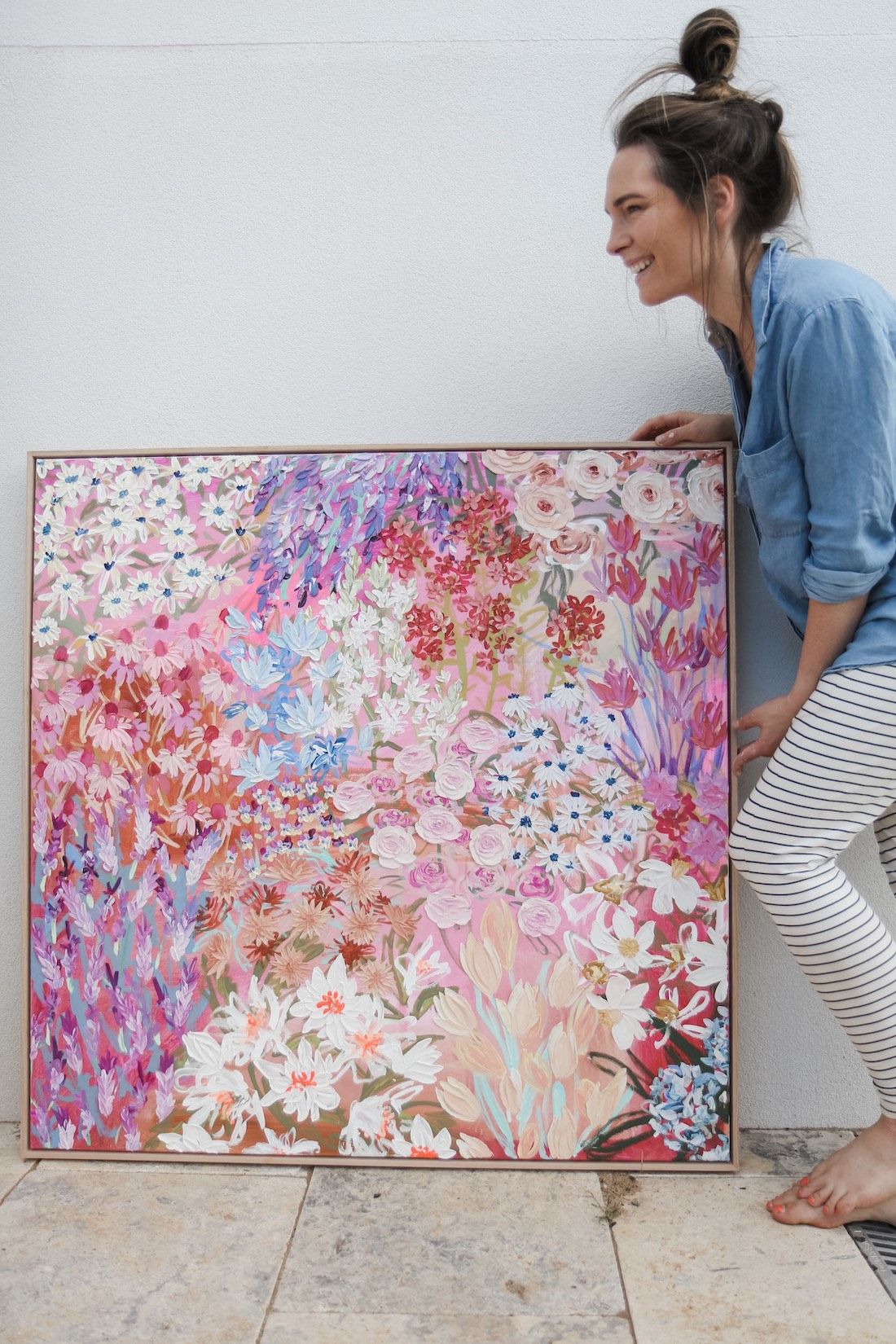 The colour and textured artworks from Kelsie Rose Creative | Style Curator