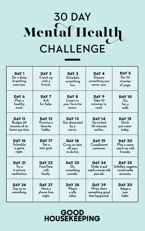 This 30-Day Mental Health Challenge Is Like a Makeover for Your Mood