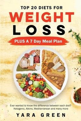 Top 20 Diets for Weight Loss PLUS a 7 Day Meal Plan: Ever wanted to know the difference between each diet? Ketogenic. Atkins, Mediterranean and many m - Paperback