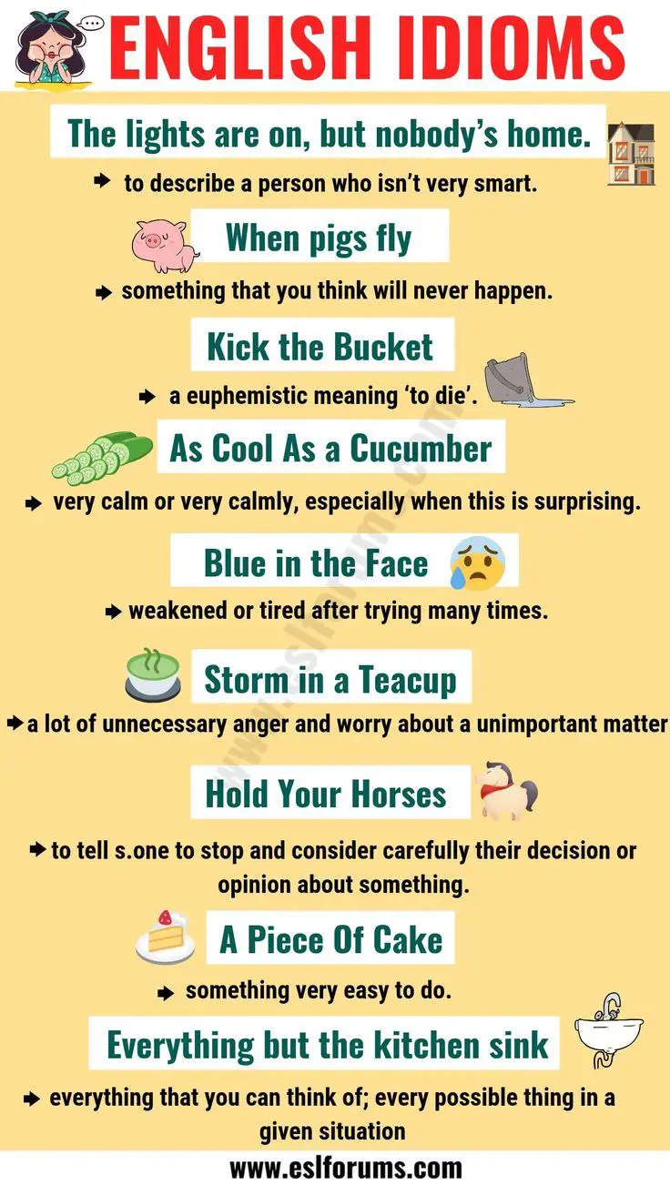 Top 20 Funny Idioms in English You Might Not Know!