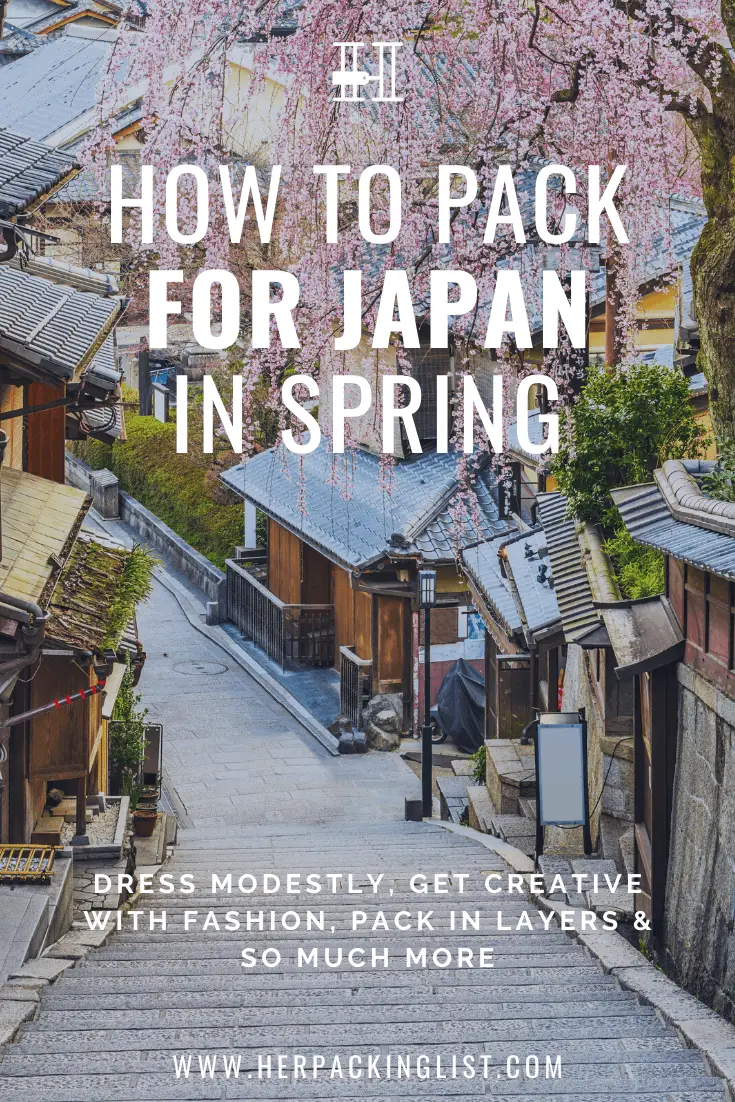 Ultimate Female Packing List for Japan (in Spring)