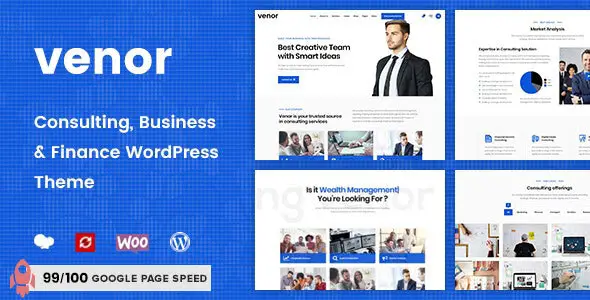 Venor - Business Consulting WordPress Theme
