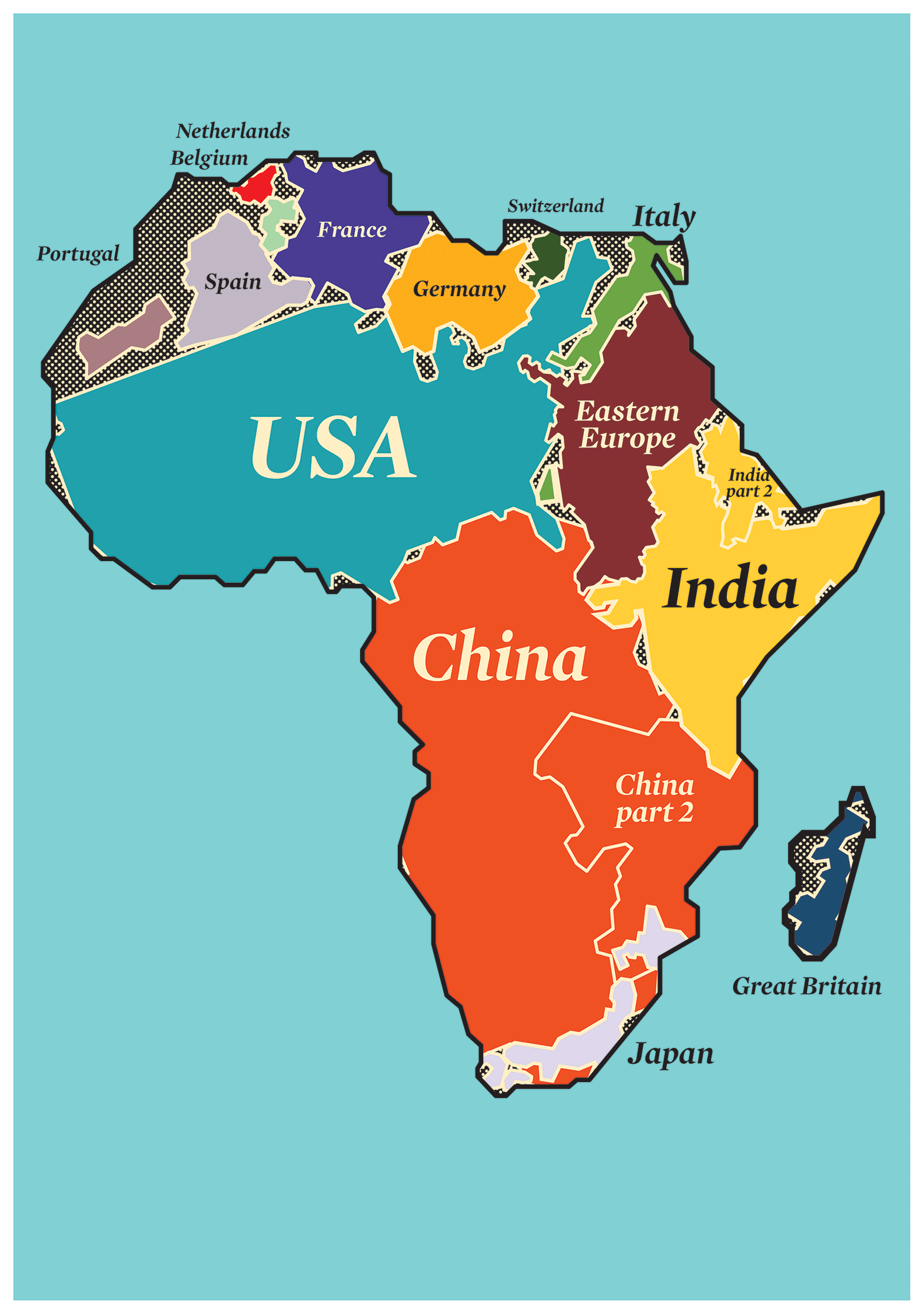 Visualizing the Size of Africa