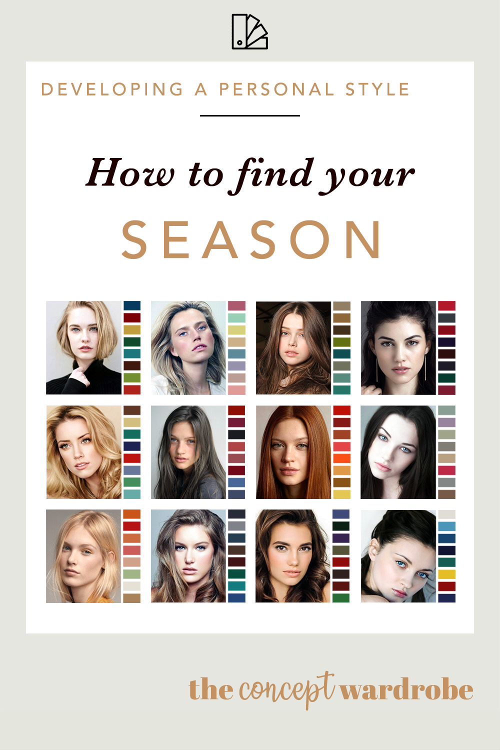 Which Color Season Are You?  | Seasonal Color Analysis- the concept wardrobe