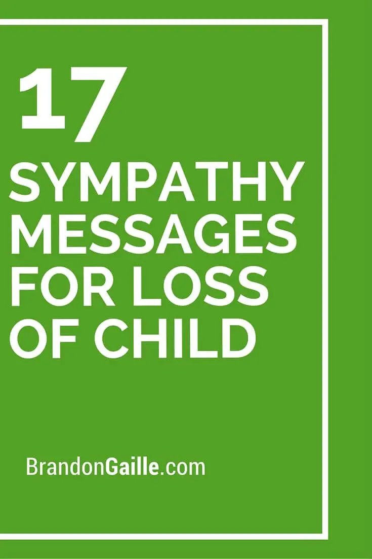 101 Sympathy Messages for Loss of Child