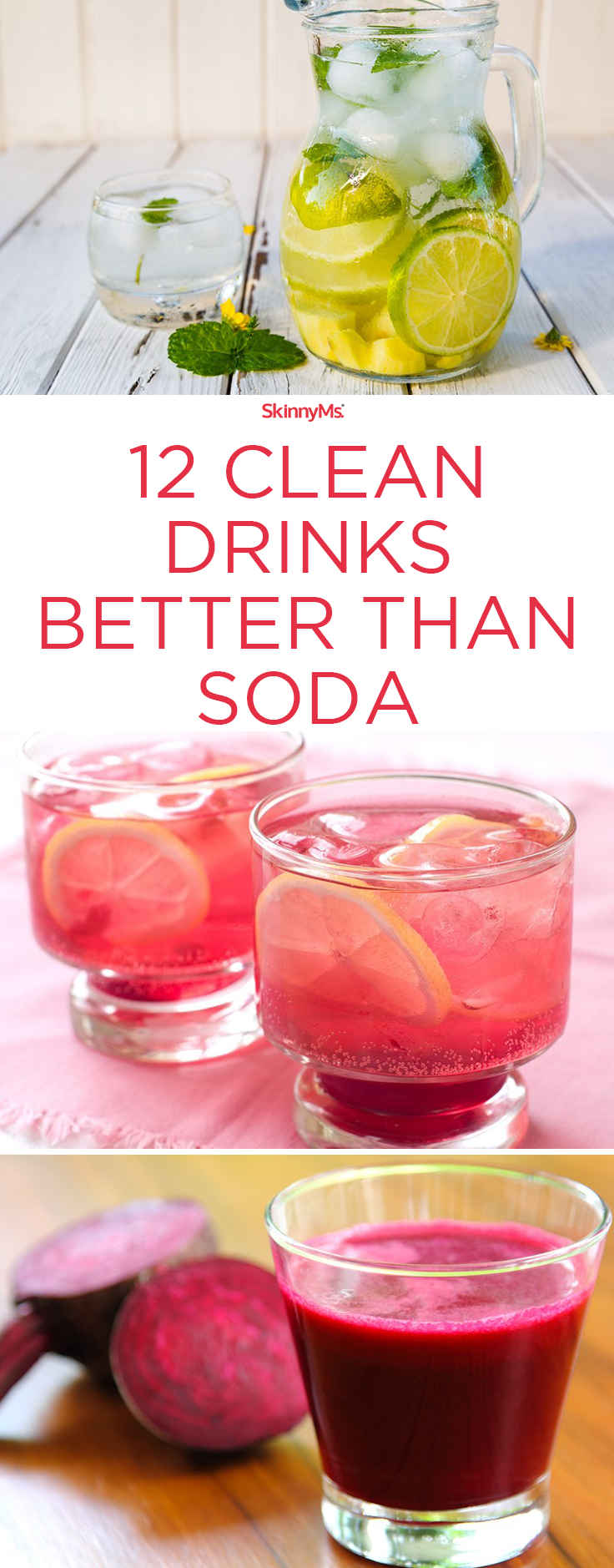 12 Clean Drinks Better than Soda