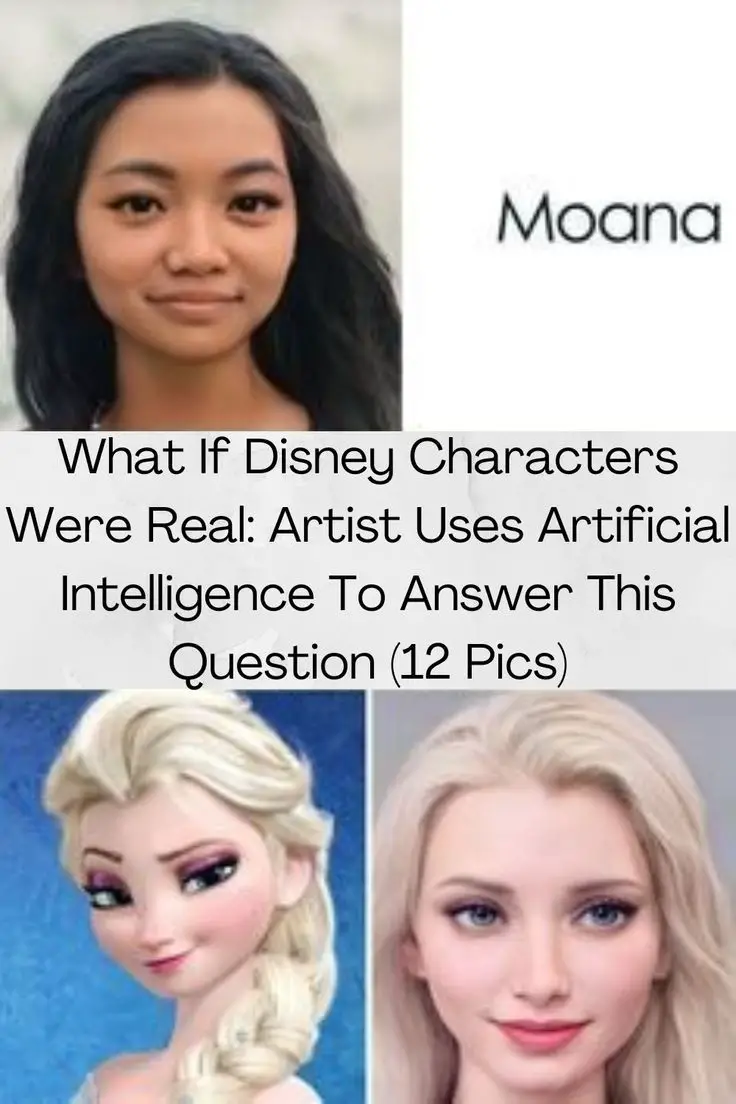 What If Disney Characters Were Real: Artist Uses Artificial Intelligence To Answer This Question (1