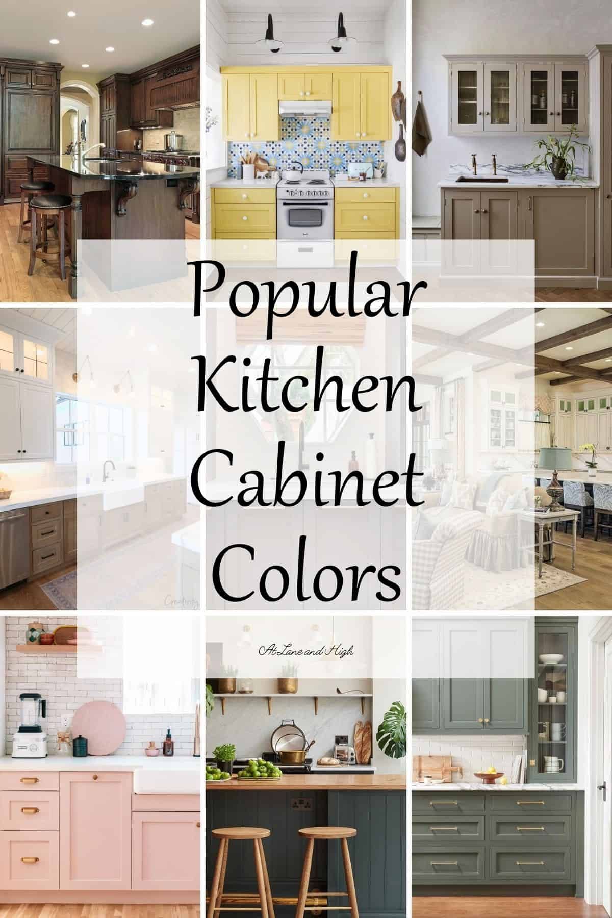 17 Popular Kitchen Cabinet Colors {2022} | At Lane and High