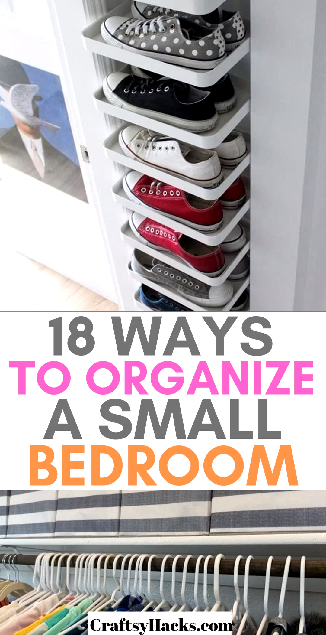 18 Ways to Organize a Small Bedroom