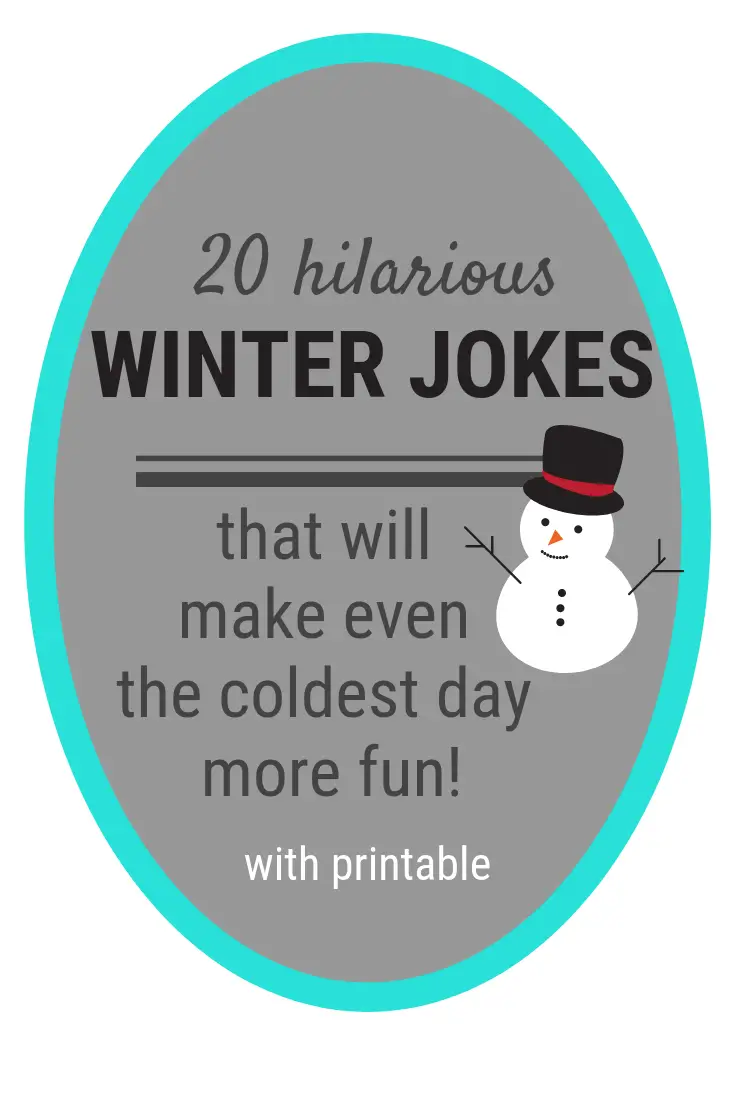 20+ Funny Winter Jokes for Kids (and Grown-Ups Too!) - They're printable!