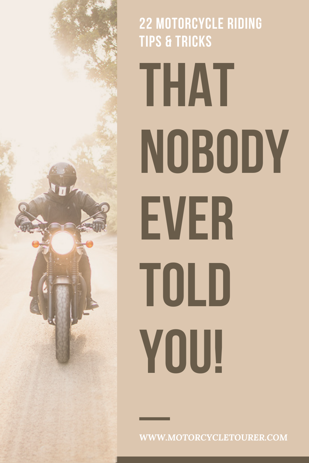 22 Motorcycle Riding Tips & Tricks You Were Never Told