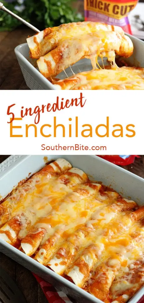 5 Ingredient Beef Enchiladas