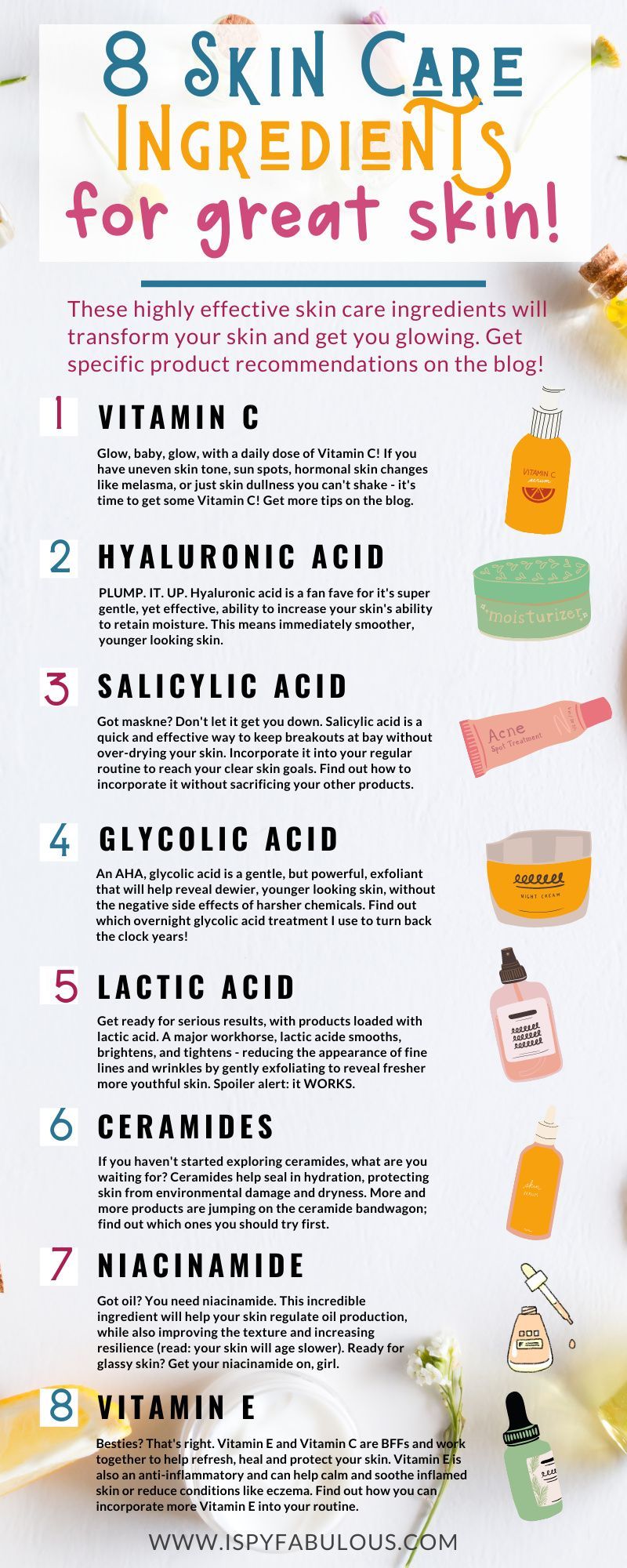 8 Best Skin Care Ingredients That Really Work! - I Spy Fabulous