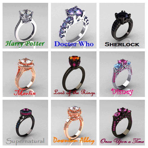 A ring for every fandom - Weddingbee-Boards