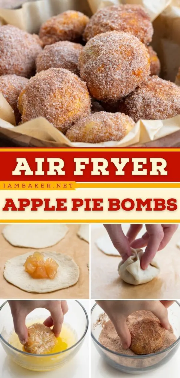 Air Fryer Apple Pie Bombs