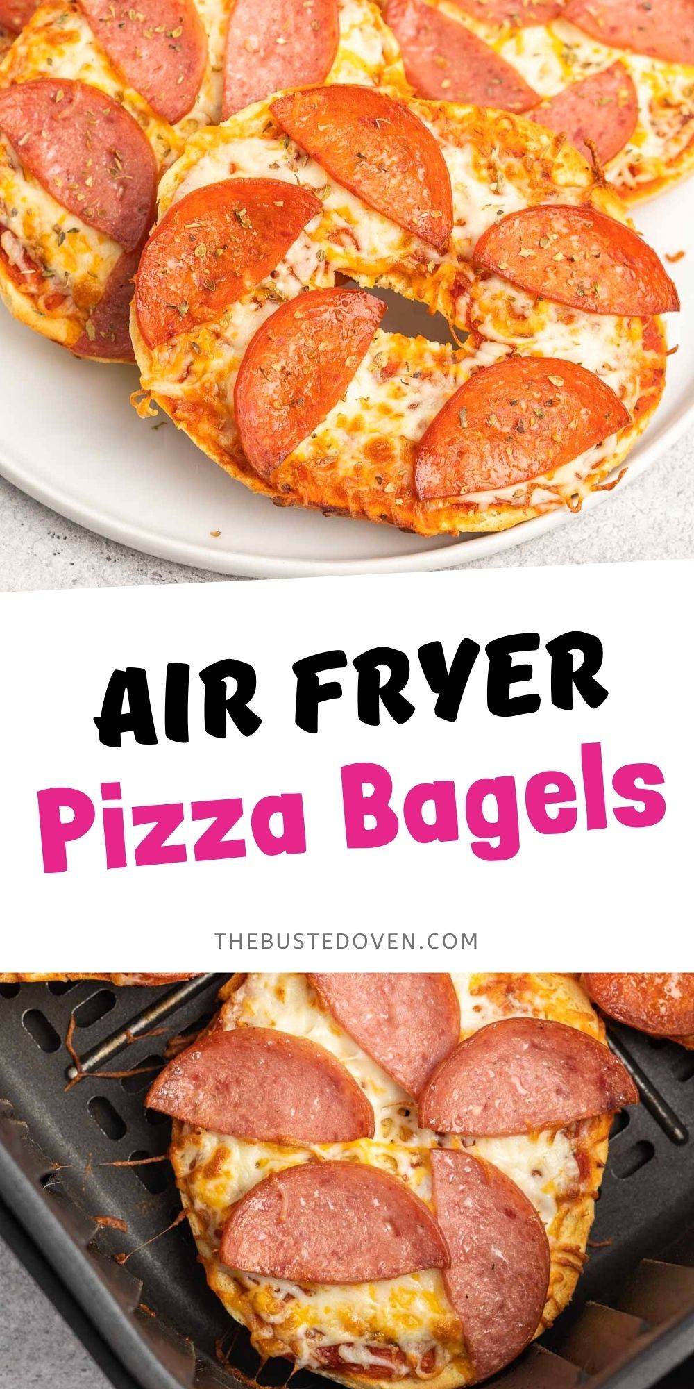 Air Fryer Pizza Bagels