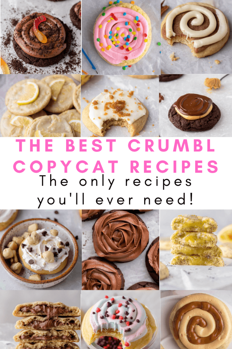 All The Crumbl Cookies copycat recipes You’ll ever need!