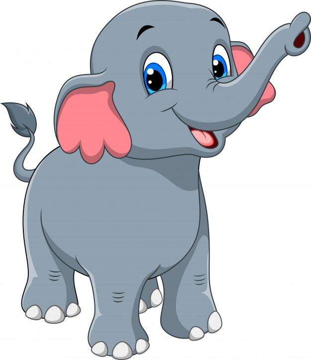 Cute elephant cartoon | Download on Freepik